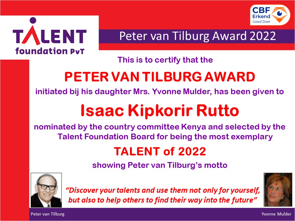 PvT Award Isaac 2022